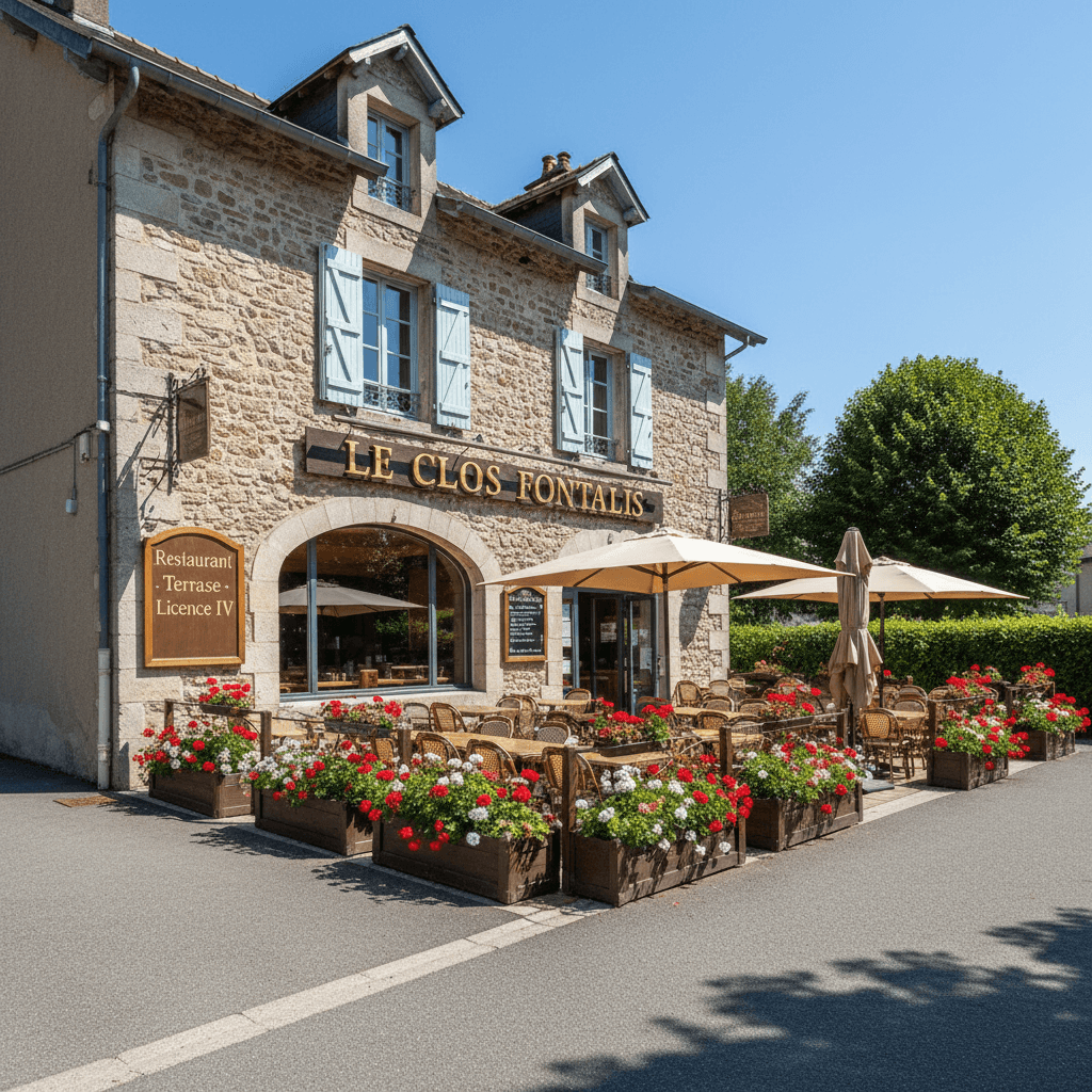 Restaurant 700m² à Fontanil-Cornillon : terrasse - licence IV - Image 1