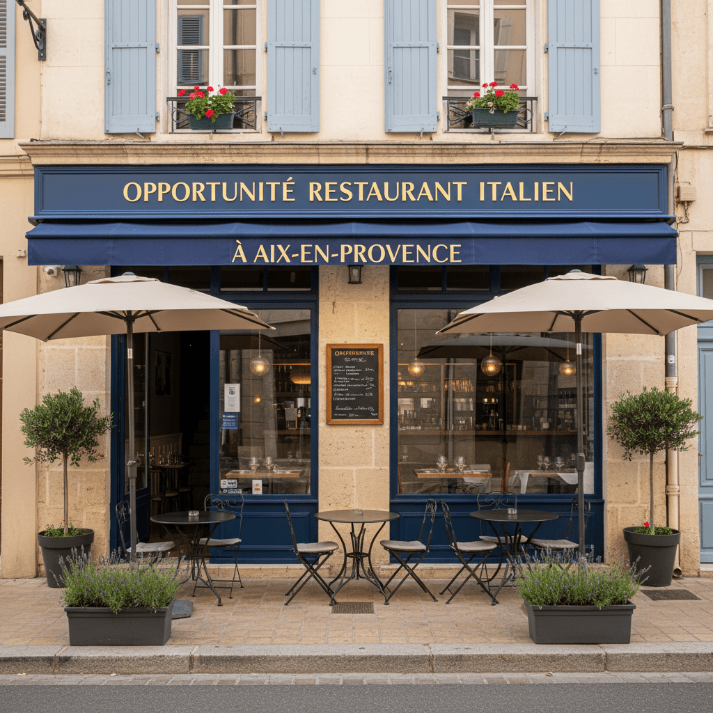 Restaurant 137m² à Aix-En-Provence : terrasse - licence IV