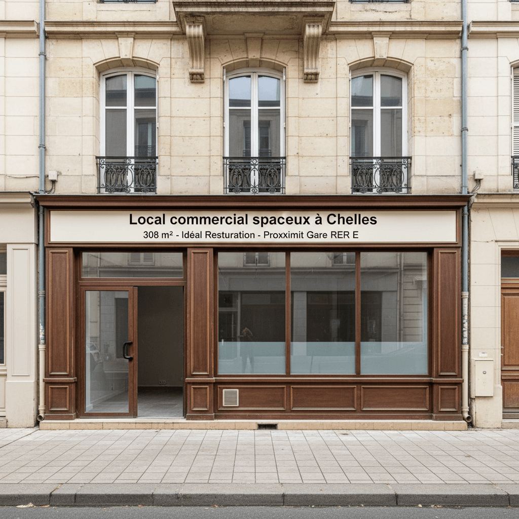 Local commercial spacieux à Chelles - Image 1