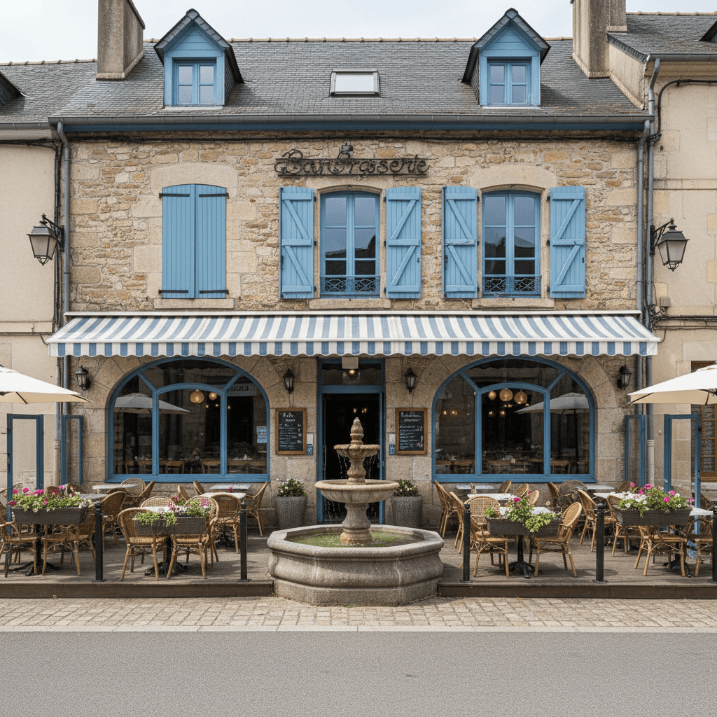 Bar-brasserie 250m² à Lacaune : terrasse - licence IV - Image 1