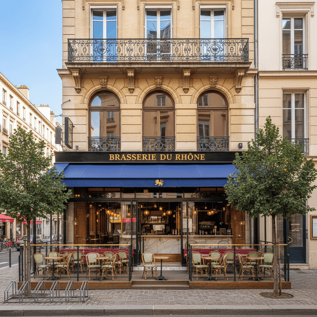 Bar-brasserie à Lyon : terrasse - licence IV