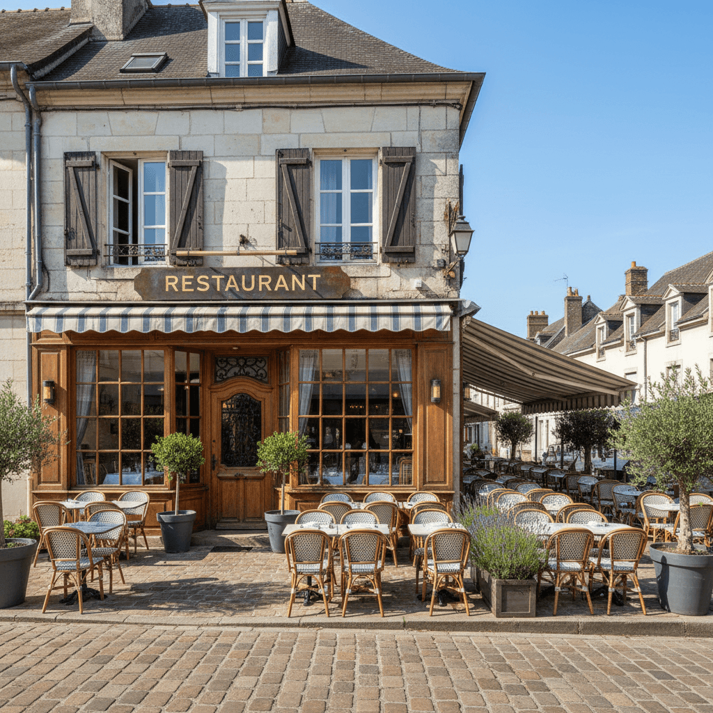 Restaurant à Saint-Lô : terrasse - licence IV - Image 1