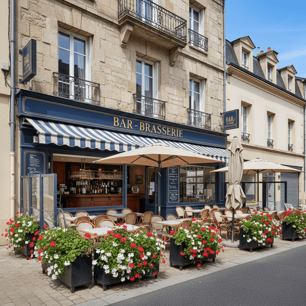 Bar-brasserie 200m² à Gap : terrasse - licence IV - Image 1