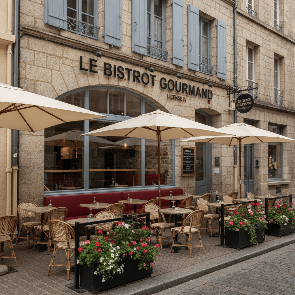 Restaurant à Rennes : terrasse - licence IV