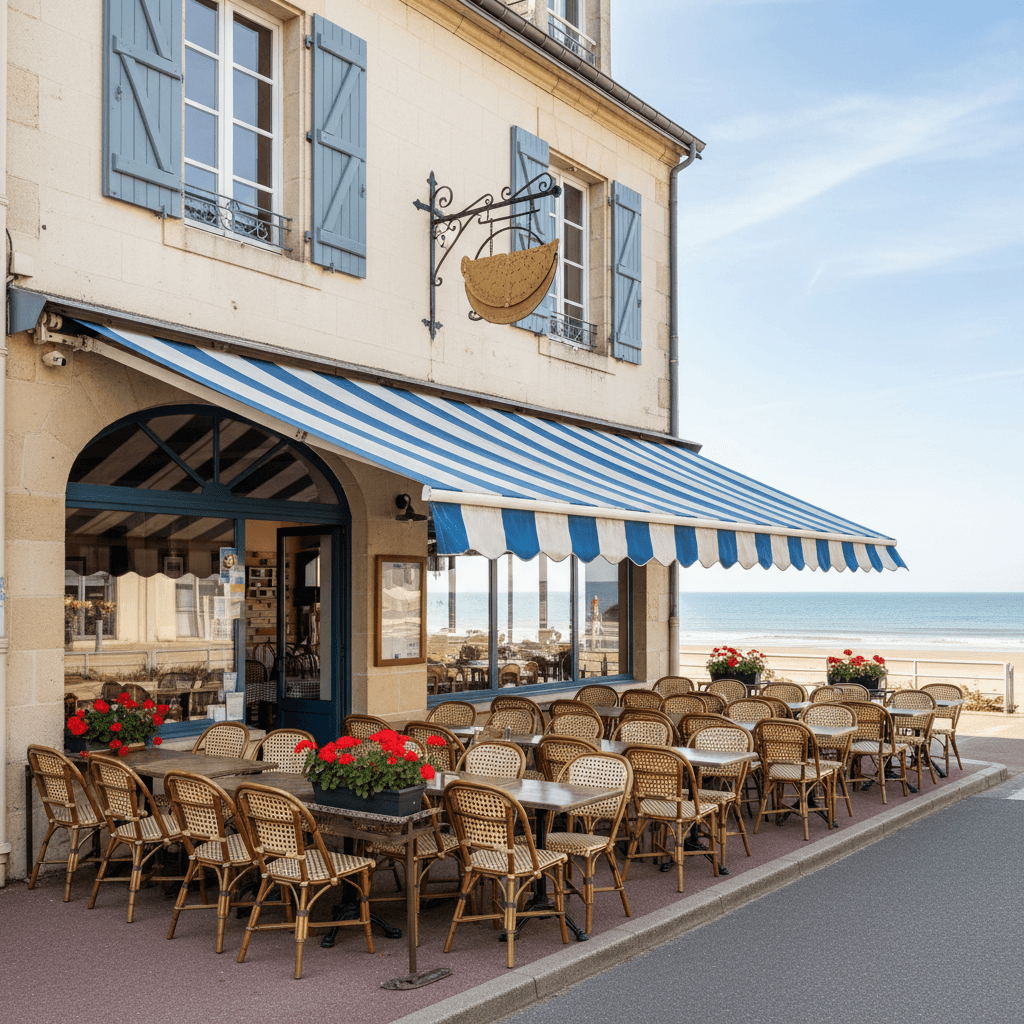 Restaurant à Mouilleron-Le-Captif : terrasse - Image 1