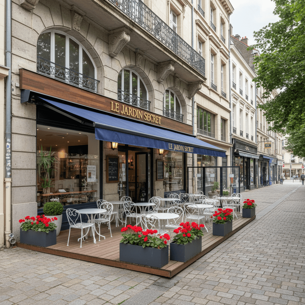 Restaurant à Lille : terrasse - licence IV