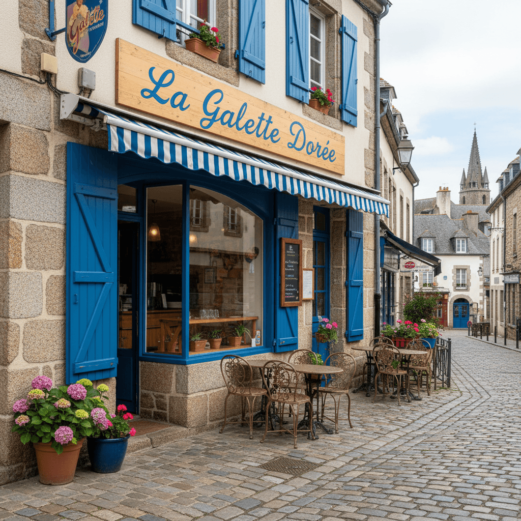 Restaurant à Quimper : terrasse - Image 1