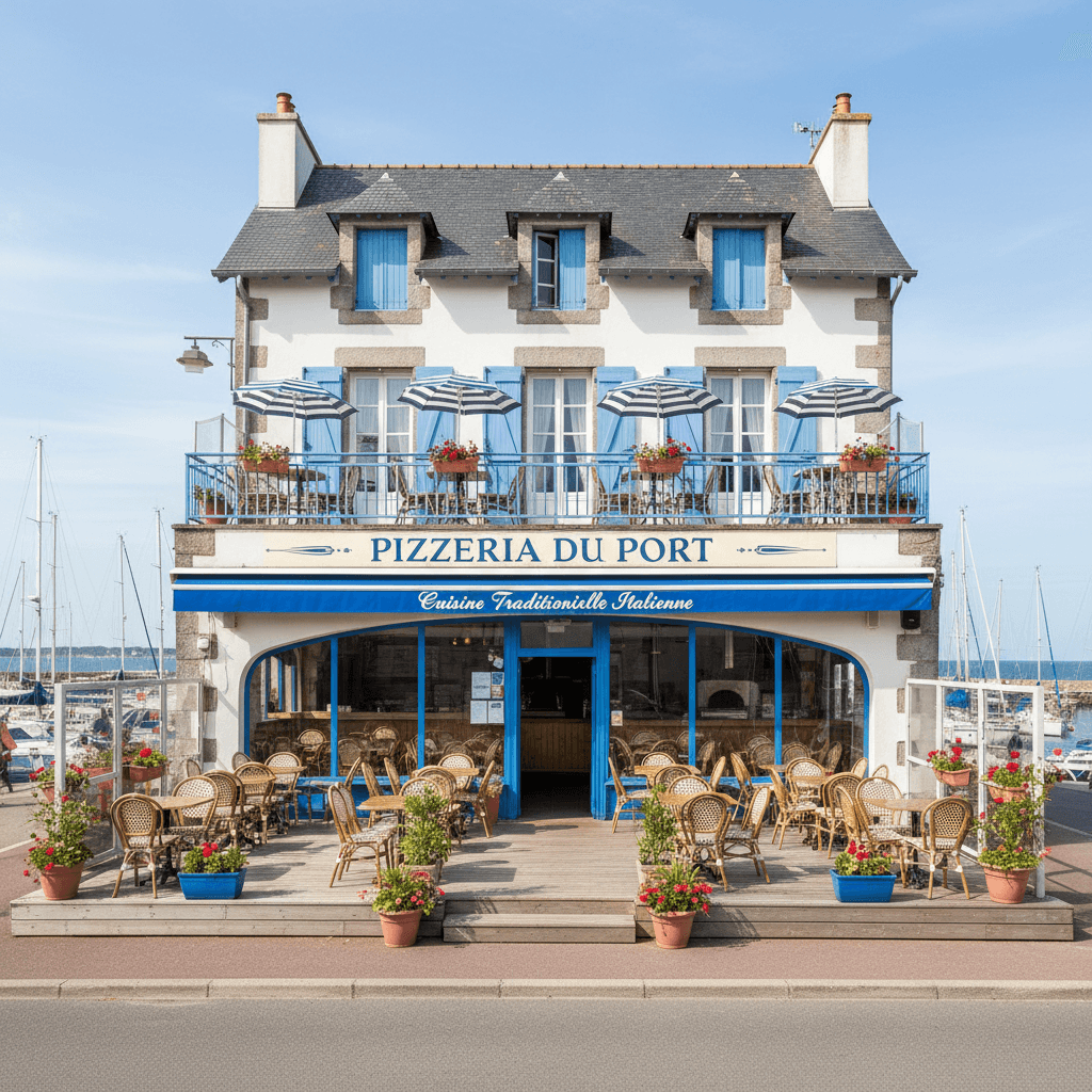 Restaurant à Quimper : terrasse - Image 1