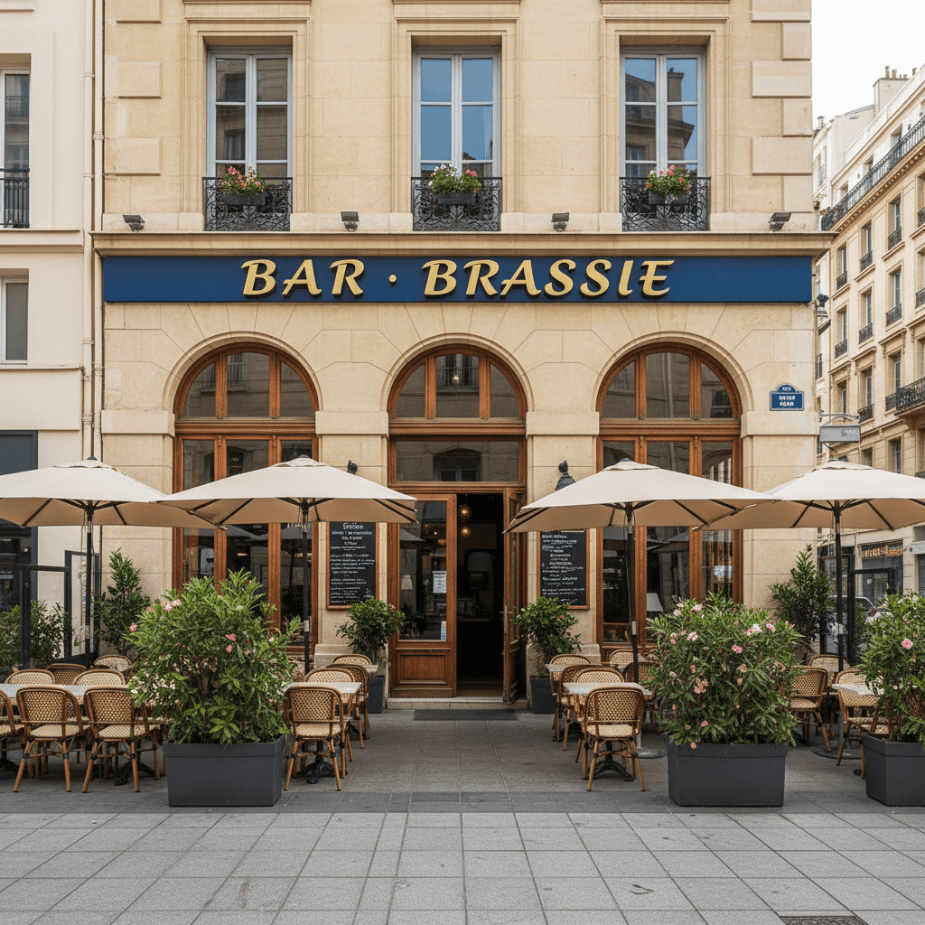 Bar-brasserie 80m² à Marseille : terrasse - licence IV