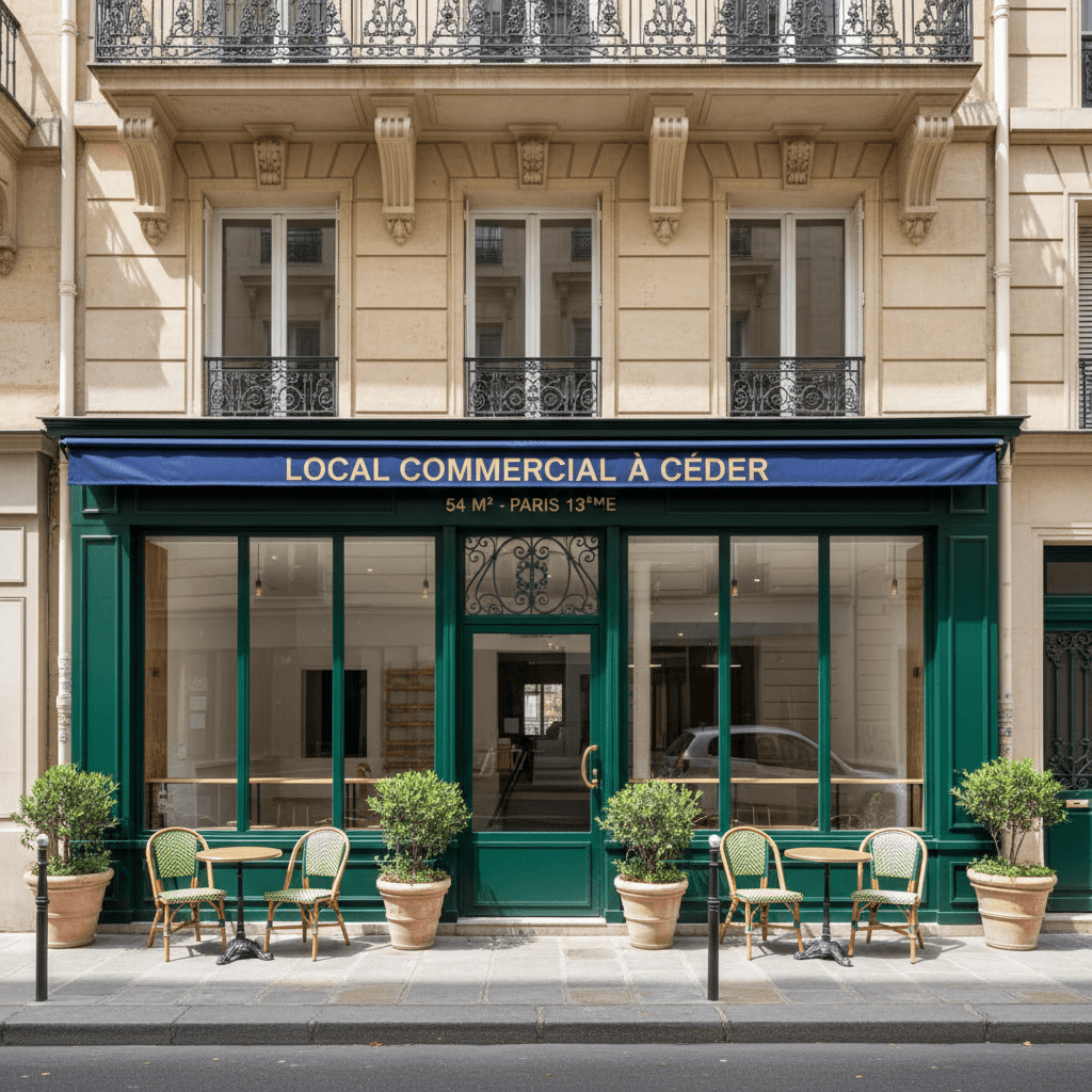 Local commercial à céder dans le 13e arrondissement - Image 1