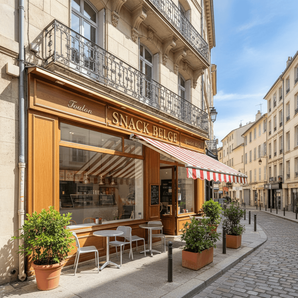 Snack à Toulon : terrasse - Image 1