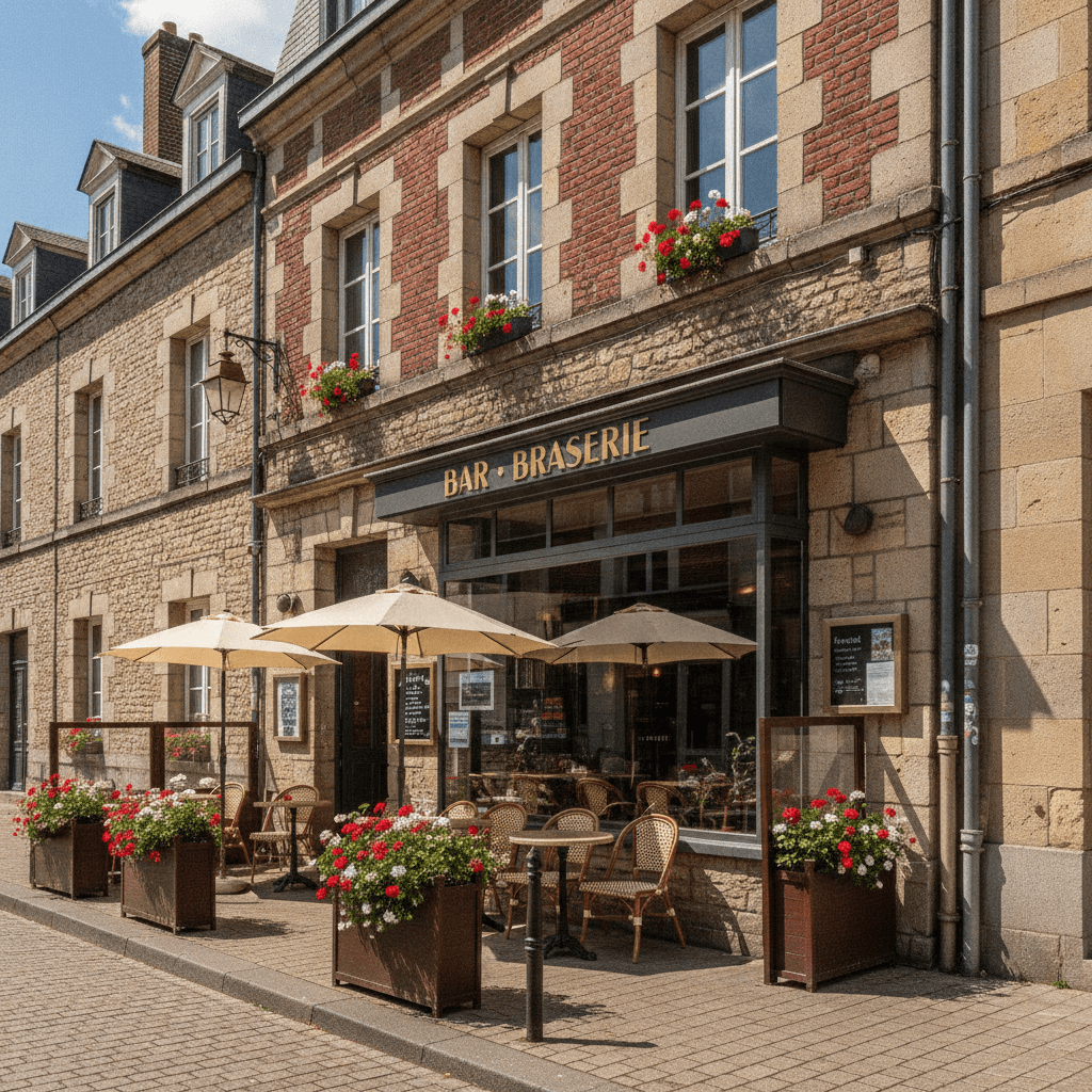 Bar-brasserie 196m² à Béthune : terrasse - licence IV - Image 1