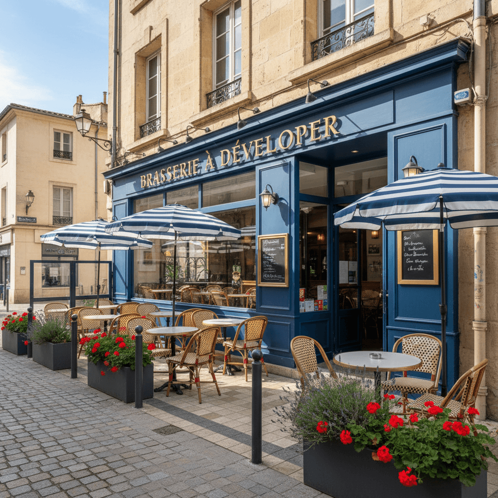 Bar-brasserie à Montpellier : terrasse - licence IV - Image 1