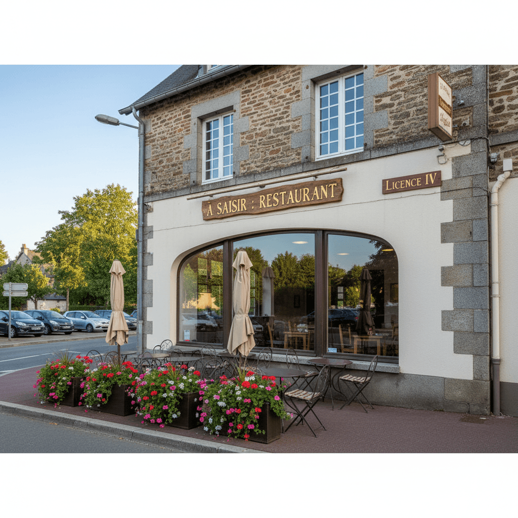 Restaurant 150m² à Liffré : licence IV - cuisine équipée - Image 1