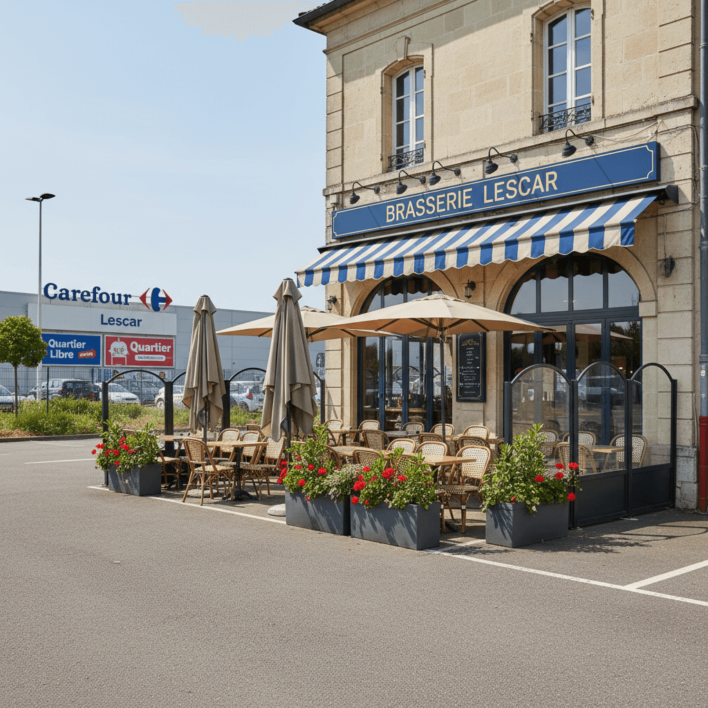Bar-brasserie 380m² à Lescar : terrasse - licence IV - Image 1