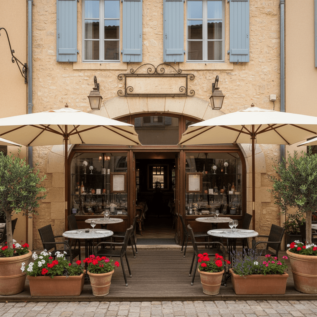 Restaurant 350m² à Valbonne : terrasse - licence IV - Image 1