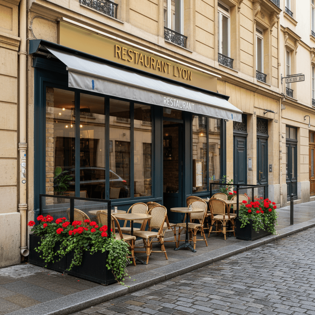 Restaurant 90m² à Lyon : licence IV - extraction