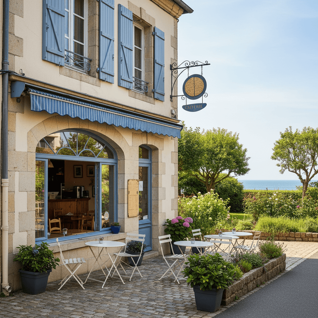 Restaurant à Nantes : terrasse - Image 1