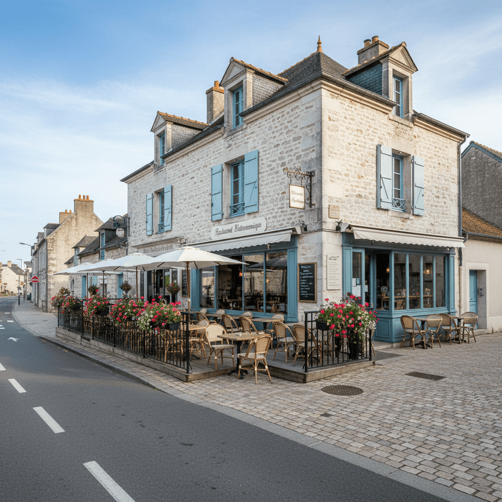 Restaurant à Saint-Martin-De-Ré : terrasse - licence IV - Image 1