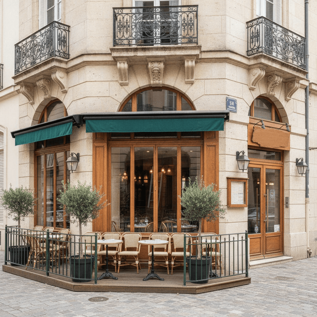 Restaurant 150m² à La Madeleine : terrasse - licence IV - Image 1