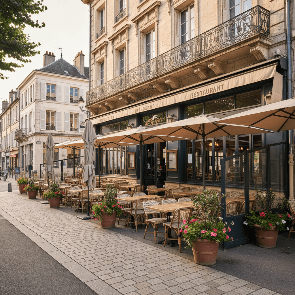 Restaurant 140m² à Valence : terrasse - extraction - Image 1