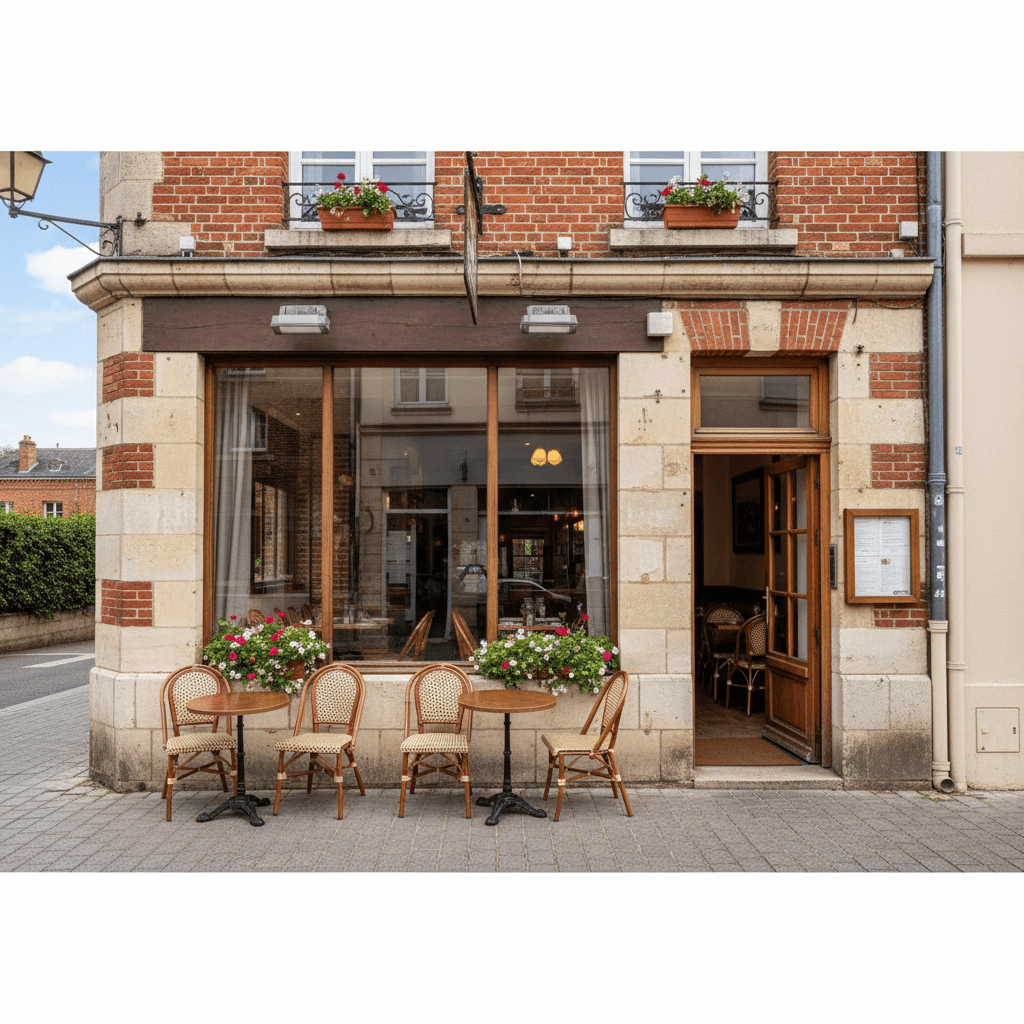 Restaurant à Croix : terrasse - licence IV - Image 1