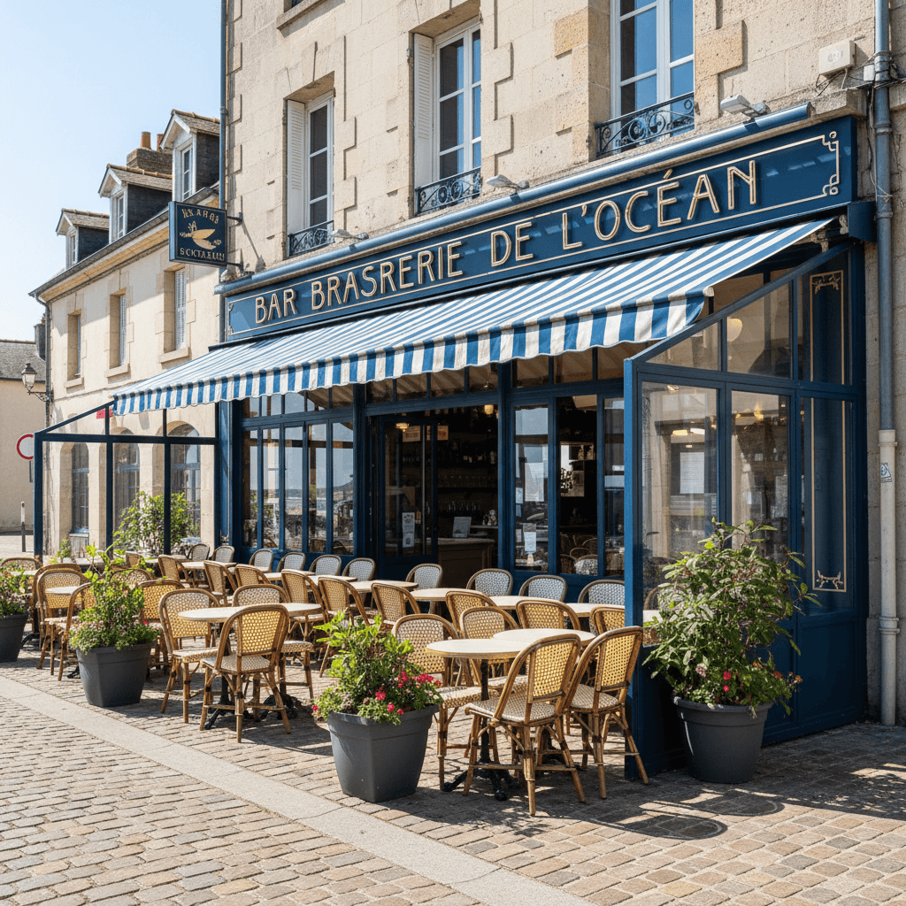 Bar-brasserie 80m² à Les Sables-D'Olonne : terrasse - licence IV - Image 1