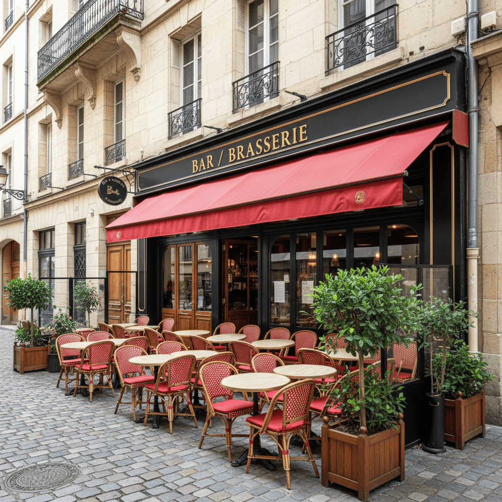 Bar-brasserie 106m² à Clermont-Ferrand : terrasse - licence IV