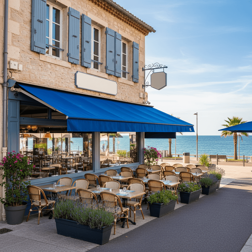 Restaurant 80m² à Canet-En-Roussillon : terrasse - extraction - Image 1