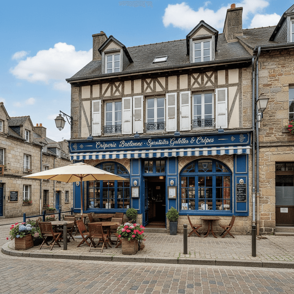 Restaurant à Quimper : terrasse - Image 1