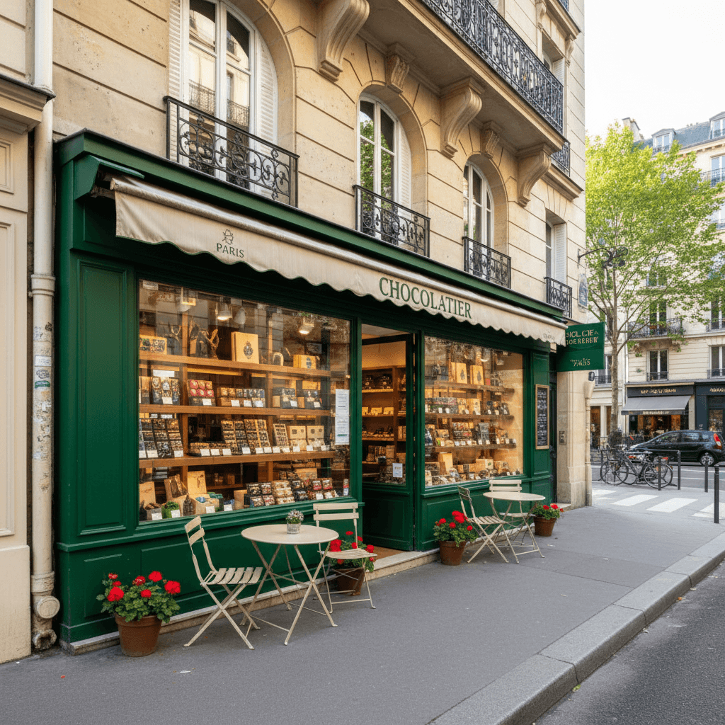Charmante boutique de chocolatier à Paris - Image 1