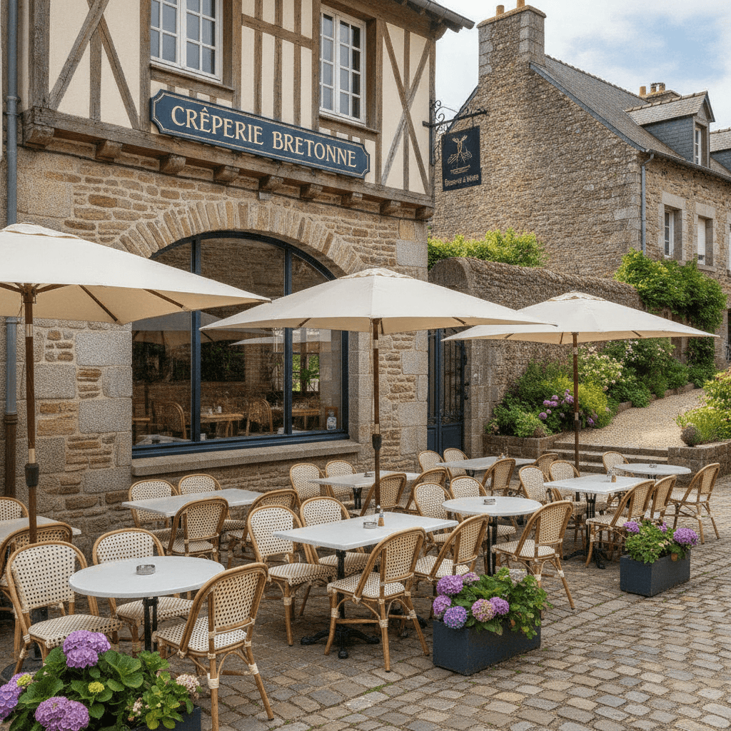 Restaurant à Vannes : terrasse - logement - Image 1