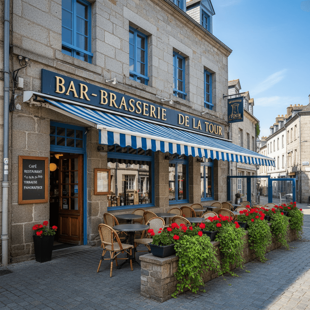 Bar-brasserie à Vannes : terrasse - licence IV - Image 1