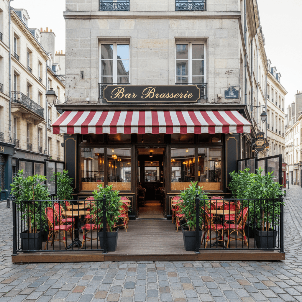 Bar-brasserie 80m² à Nantes : terrasse - licence IV - Image 1