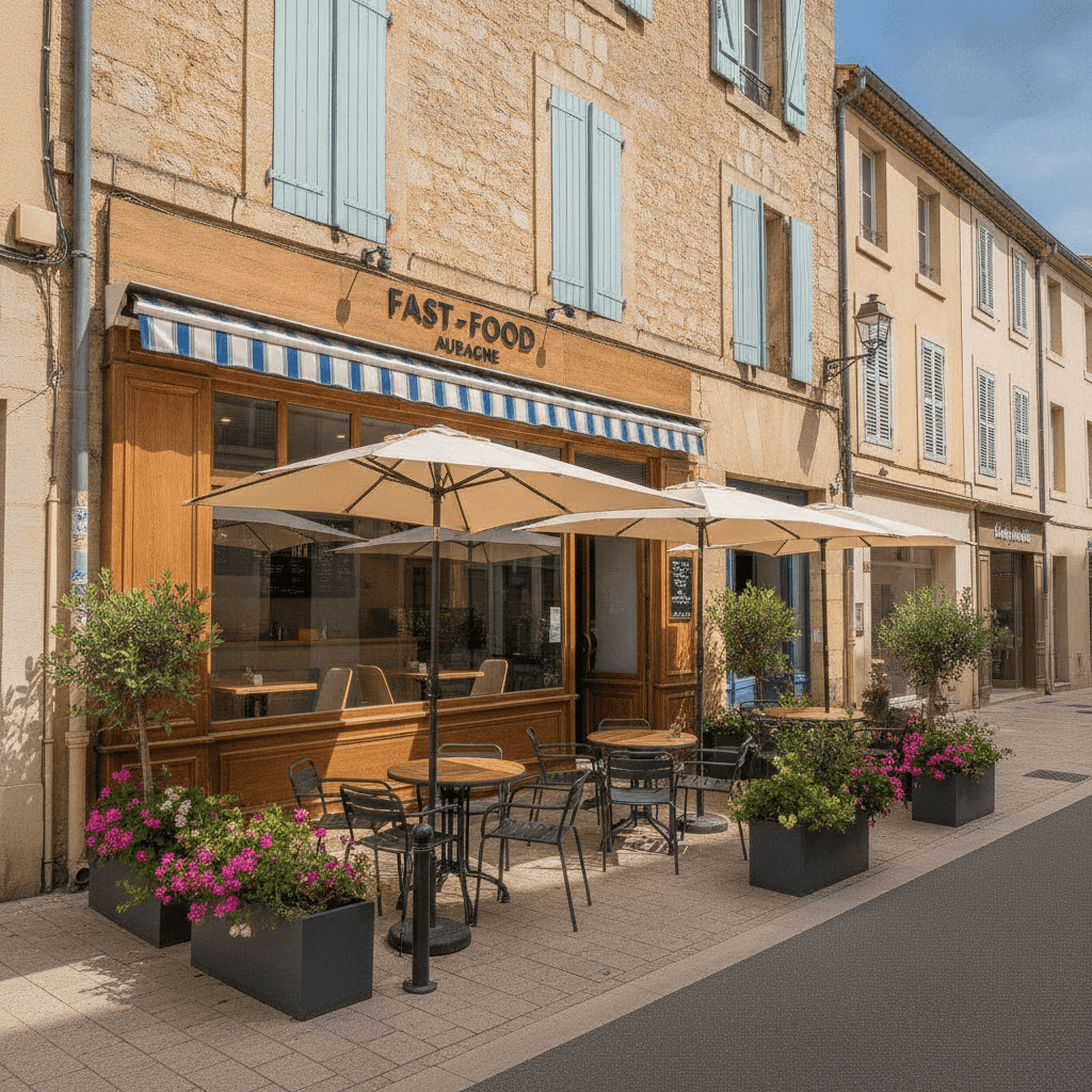 Fast-food 105m² à Aubagne : terrasse - licence IV - Image 1
