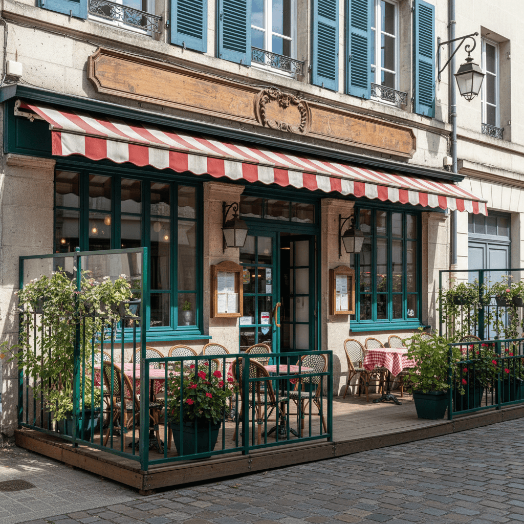 Restaurant à Compiègne : terrasse - licence IV - Image 1