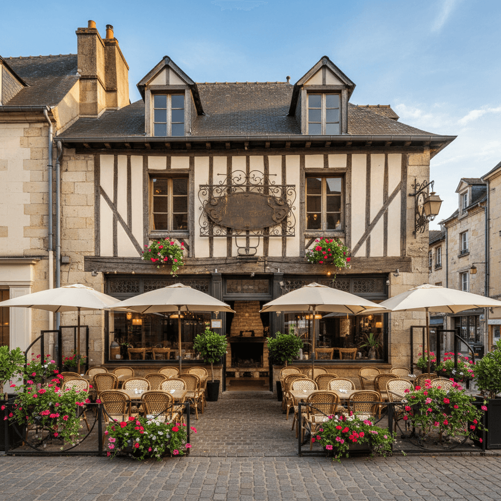 Restaurant 120m² à Rennes : terrasse