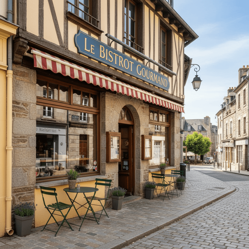 Restaurant à Saint-Brieuc : terrasse - licence IV - Image 1