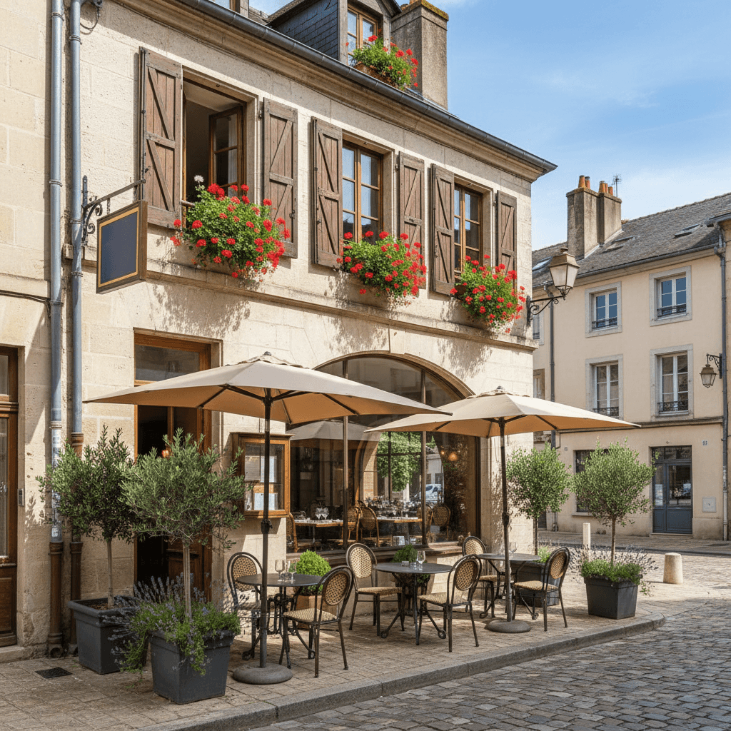 Restaurant 790m² à Tournon-Sur-Rhône : terrasse - licence IV - Image 1