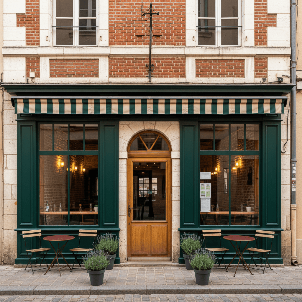 Restaurant à Toulouse : terrasse - extraction - Image 1