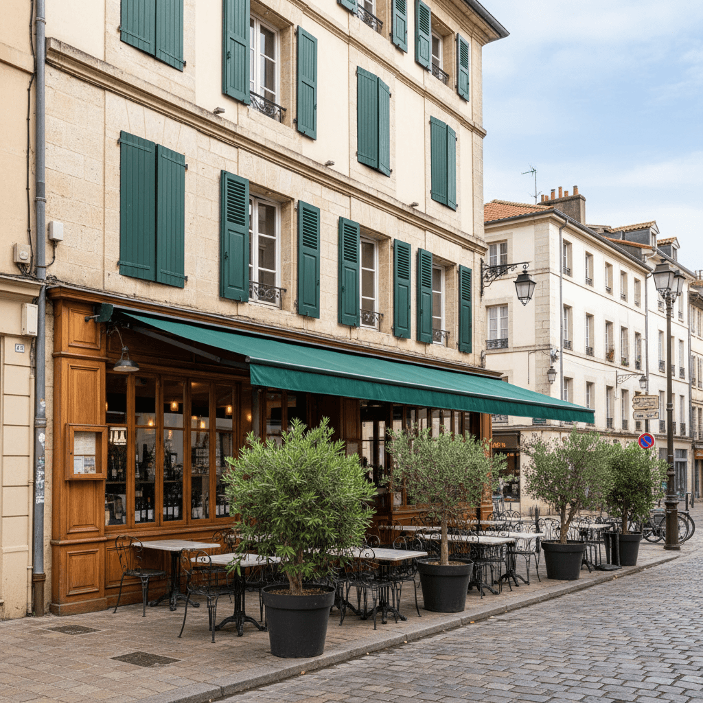Restaurant 400m² à Bayonne : terrasse - extraction - Image 1