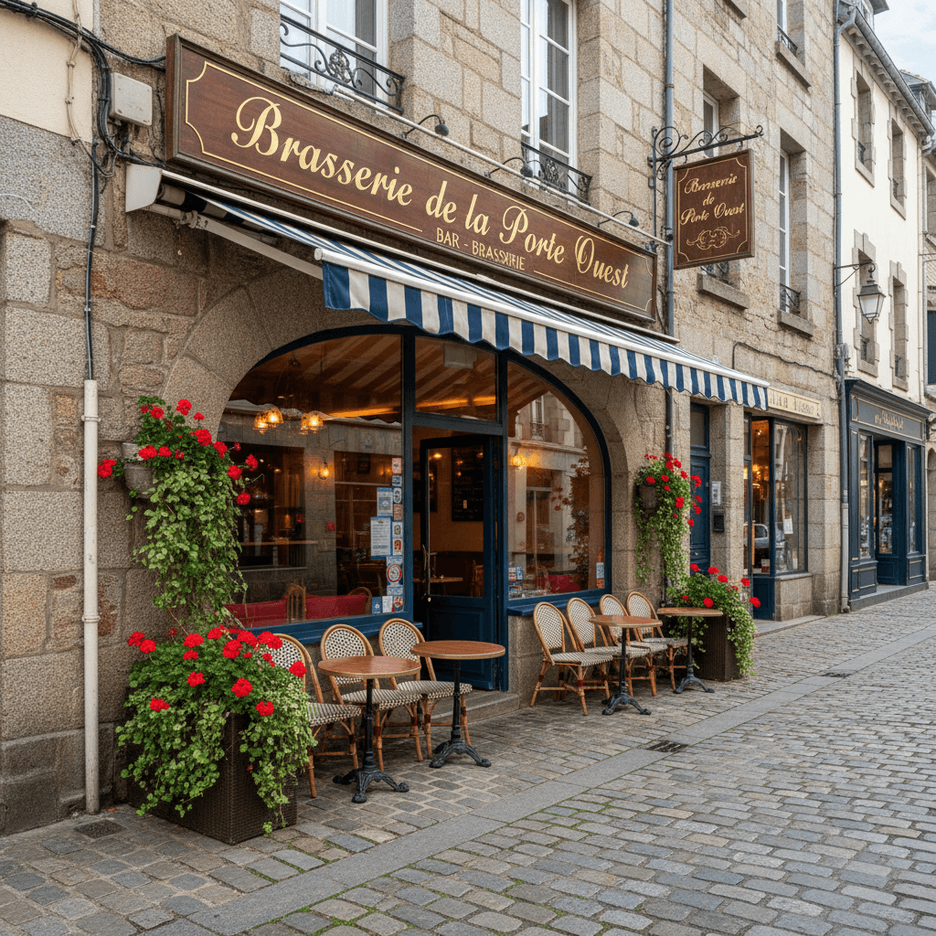 Bar-brasserie 280m² à Saint-Malo : terrasse - licence IV - Image 1