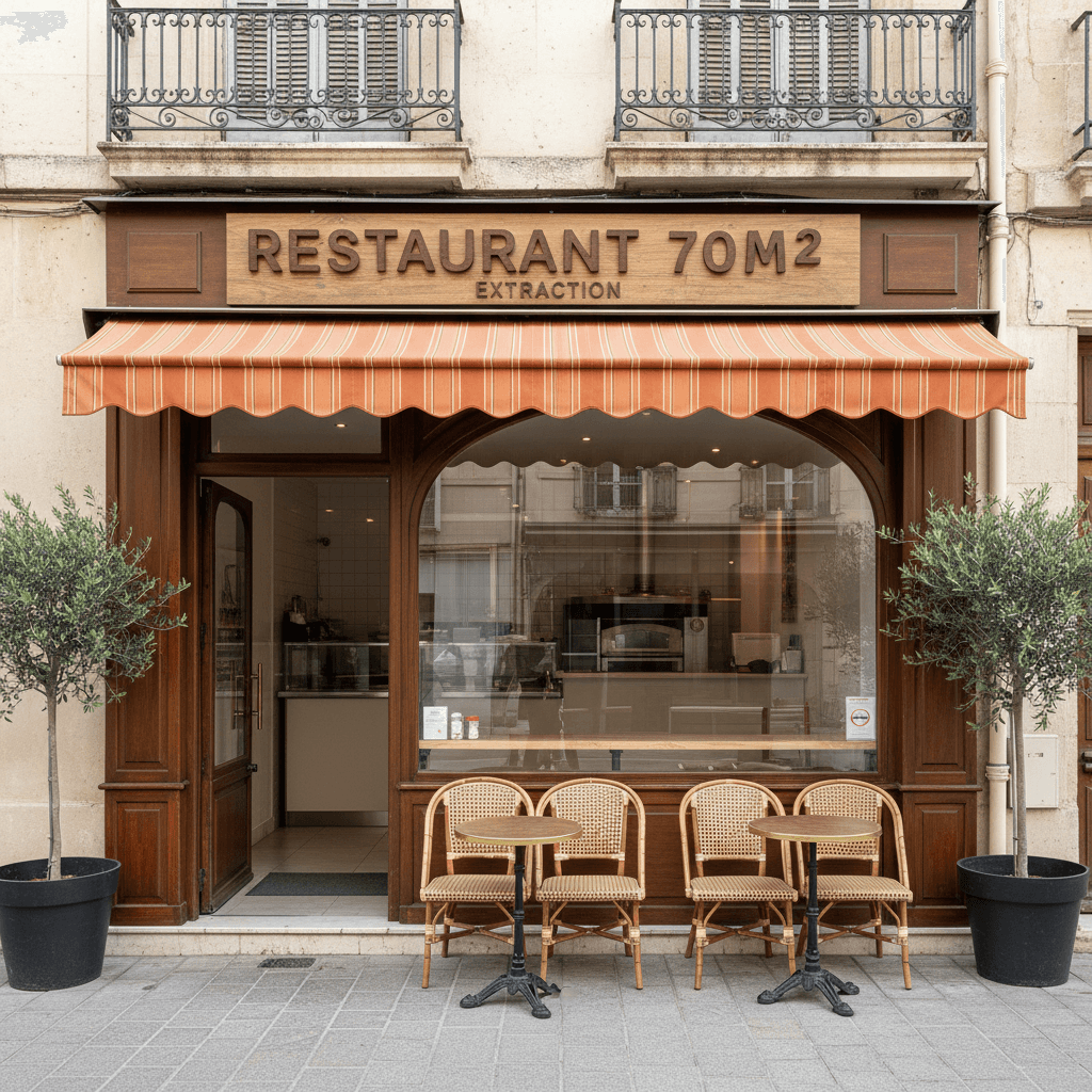 Restaurant 70m² à Marseille : extraction - Image 1