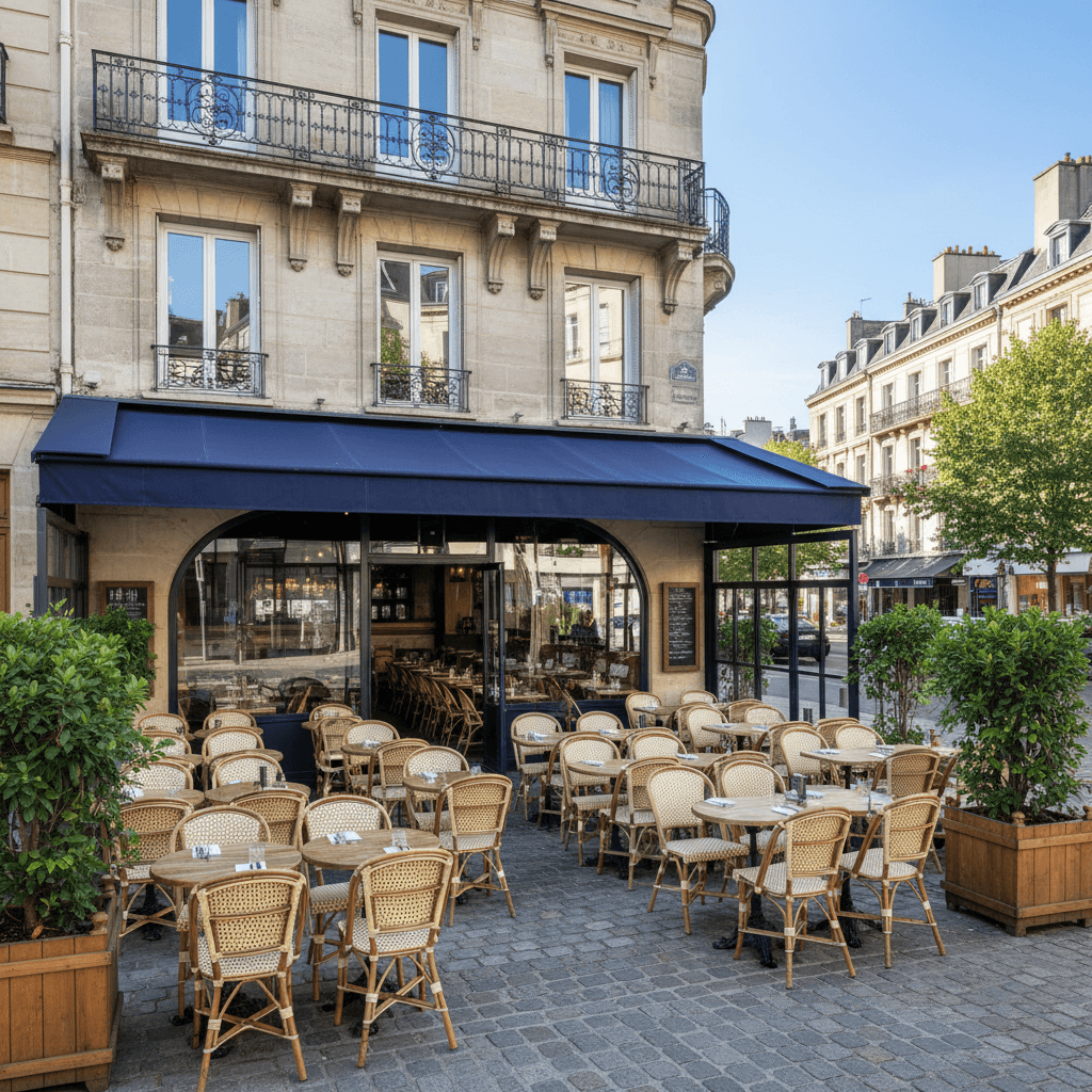 Restaurant 40m² à Nantes : terrasse - Image 1