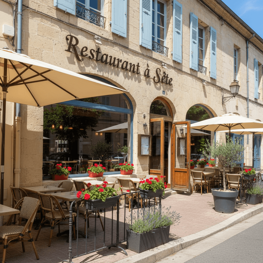 Restaurant 150m² à Montpellier : terrasse - extraction - Image 1