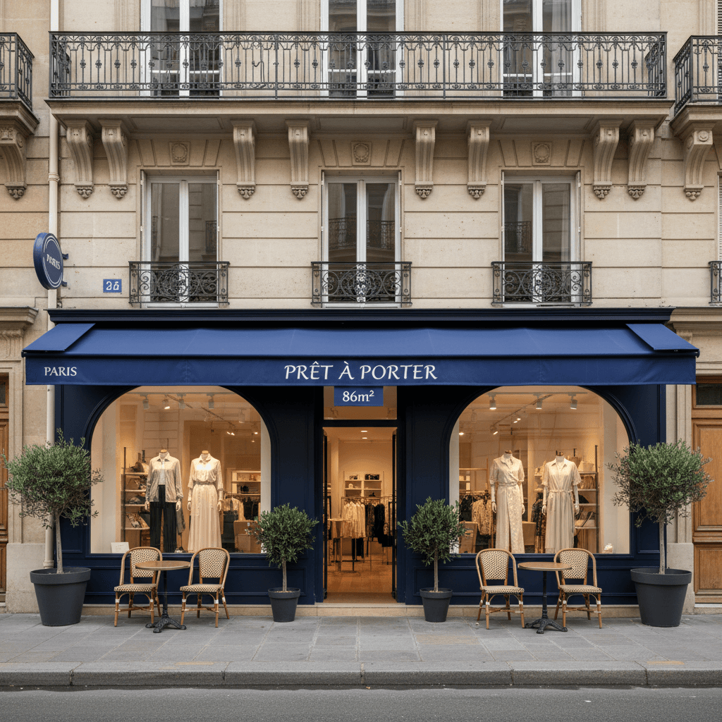 Prêt à porter 86m² à Paris