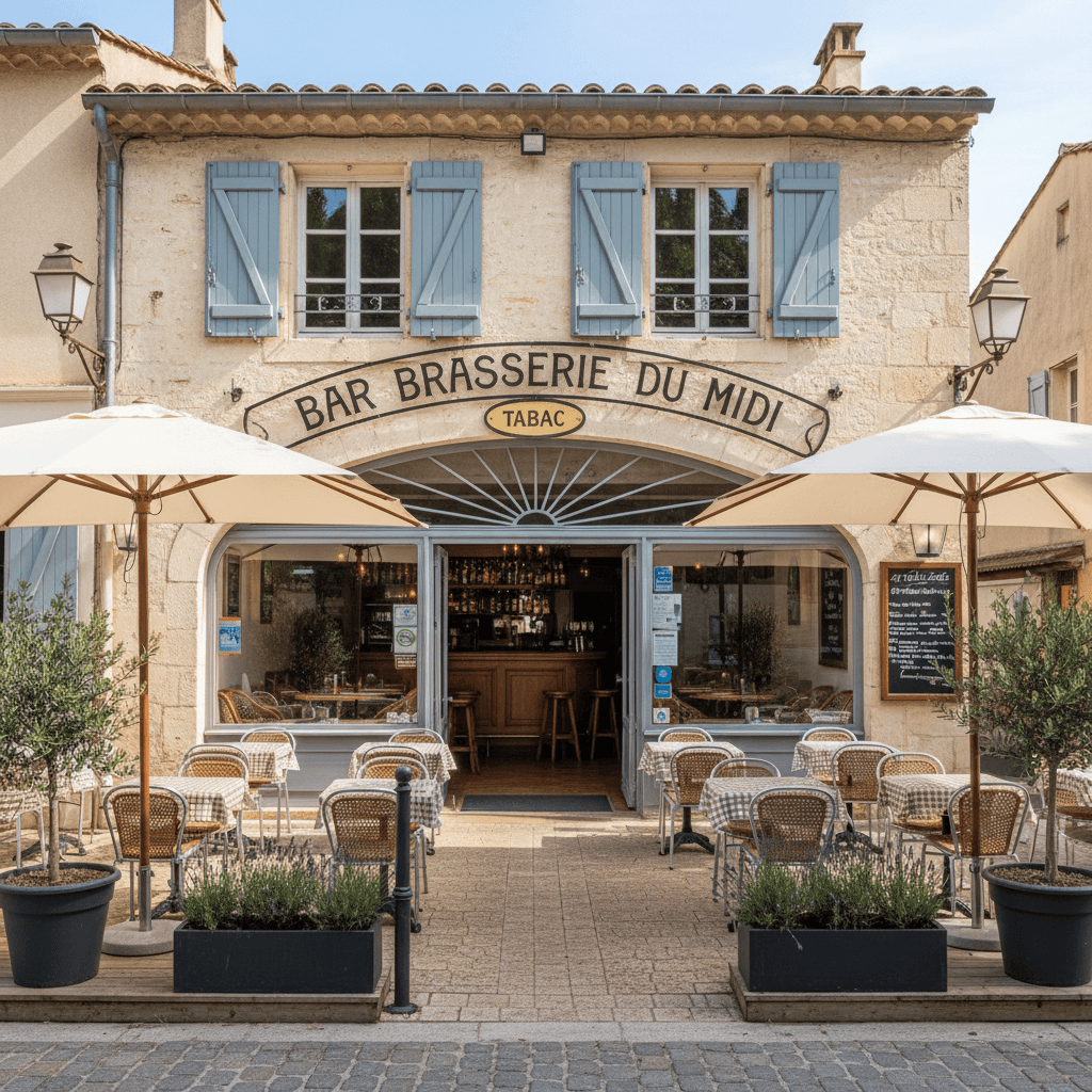 Bar-brasserie 170m² à Opio : terrasse - licence IV - Image 1