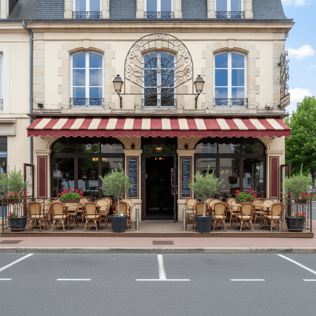 Bar-brasserie 320m² à Lempdes : terrasse - licence IV - Image 1