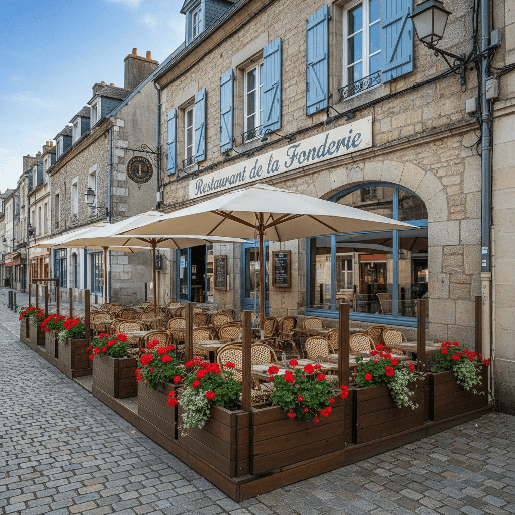 Restaurant 150m² à Villedieu-Les-Poêles-Rouffigny : terrasse - licence IV - Image 1