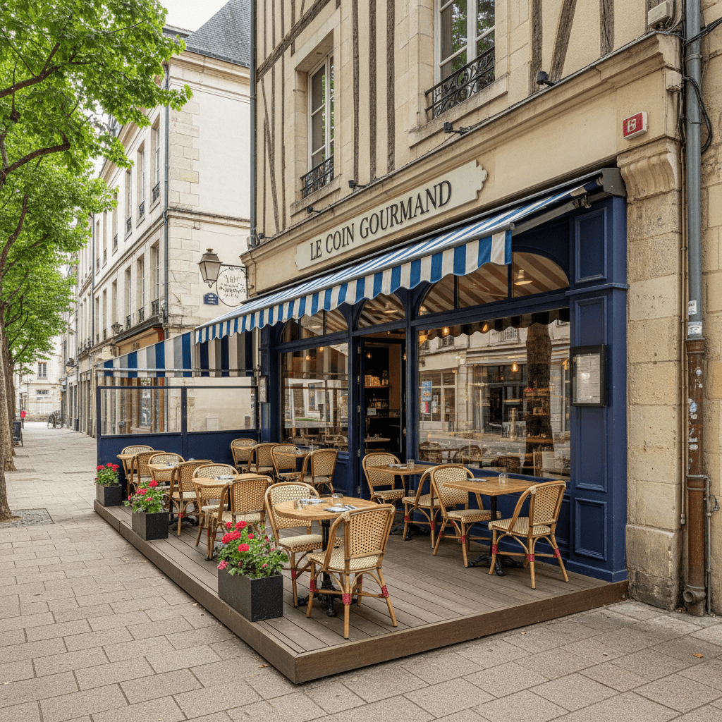 Restaurant 300m² à Agen : terrasse - extraction - Image 1